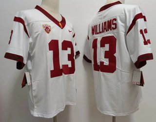 USC Trojans #13 white jersey