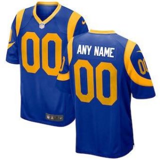 Los Angeles Rams vapor custom blue men jersey