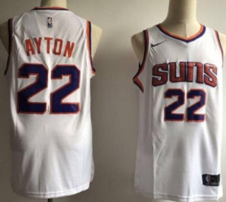 Suns-22-Deandre-Ayton-White-Nike-Swingman-Jersey(Without-The-Sponsor-Logo)