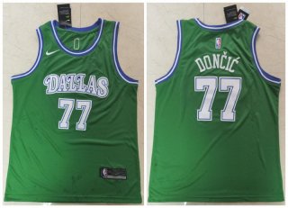 Mavericks-77-Luka-Doncic-Green-Nike-Swingman-Jersey