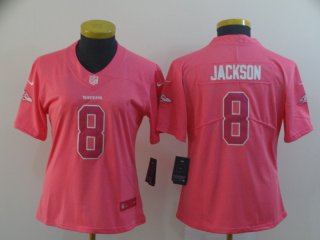Nike-Ravens-8-LaMar-Jackson-Pink-Women-Fashion-Limited-Jersey