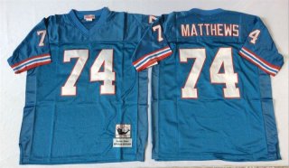Tennessee Oilers #74 Blue