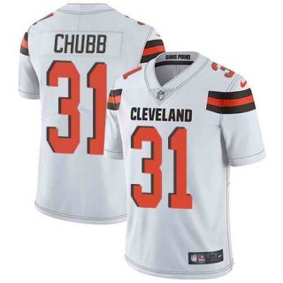 Nike-Browns-31-Nick-Chubb-White-Youth-Vapor-Untouchable-Limited-Jersey