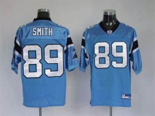 Carolina Panthers #89 Smith blue jersey