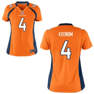Nike-Broncos-4-Case-Keenum-Orange-Women-Game-Jersey