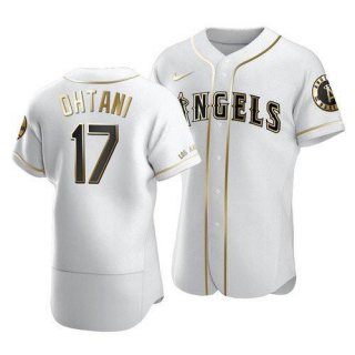 Los Angeles Angels #17 Shohei Ohtani White Flex Base Stitched Baseball Jersey
