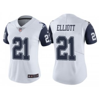 Dallas Cowboys #21 Ezekiel Elliott White Vapor Untouchable Limited Stitched