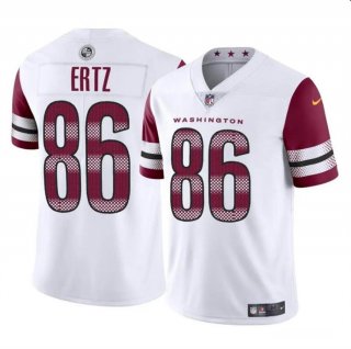 Washington Commanders #86 Zach Ertz White Vapor Limited Football Stitched Jersey