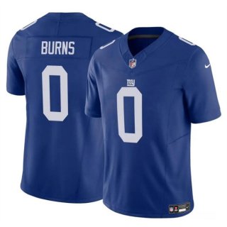 New York Giants #0 Brian Burns Blue 2023 F.U.S.E. Vapor Untouchable Limited Football