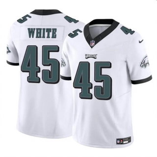 Philadelphia Eagles #45 Devin White White 2023 F.U.S.E Vapor Untouchable Limited