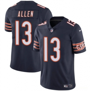 Chicago Bears #13 Keenan Allen Navy Vapor Football Stitched Jersey