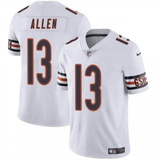Chicago Bears #13 Keenan Allen White Vapor Football Stitched Jersey