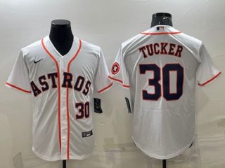 Houston Astros #30 Kyle Tucker White