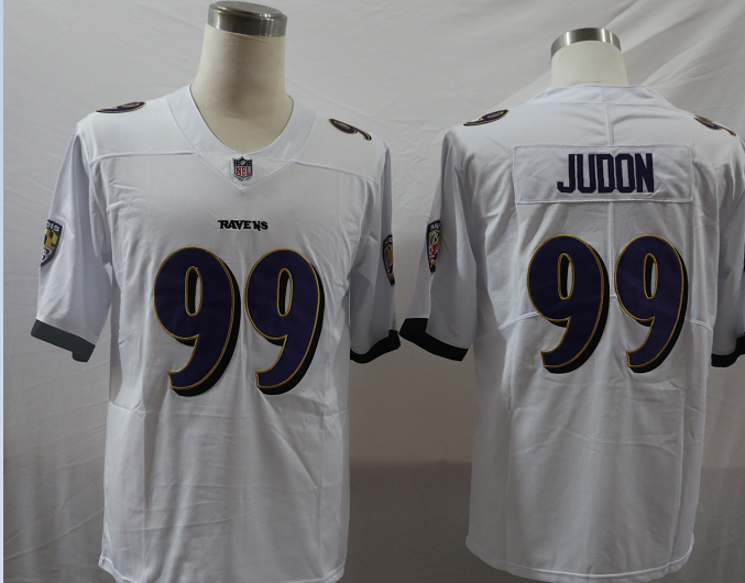 Baltimore Ravens#99 white limited jersey
