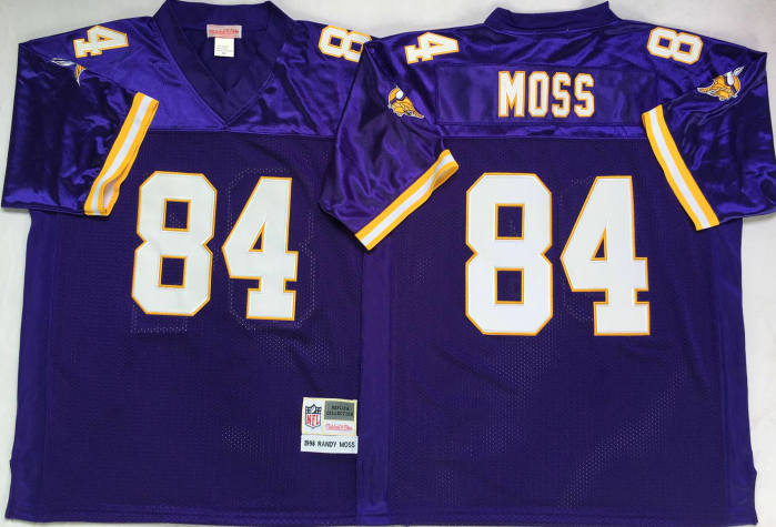 Minnesota Vikings Purple #84 MOSS