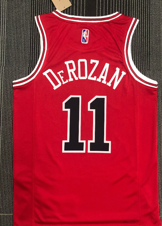 Chicago Bulls#11 red 75th jersey