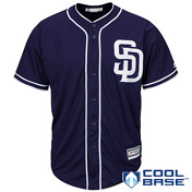 Padres-Blue-Customized-Men-Cool-Base-Jersey