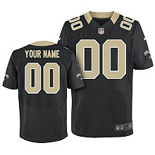 Nike-New-Orleans-Saints-Customized-Elite-black-Jerseys