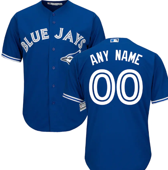Toronto Blue Jays blue custom jersey