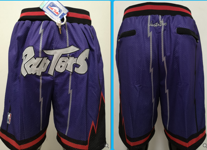 Toronto Raptors just do purple men shorts